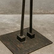 Designer iron coat rack – Unique sculptural piece