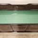 Mahogany sideboard with a glass top, 1960