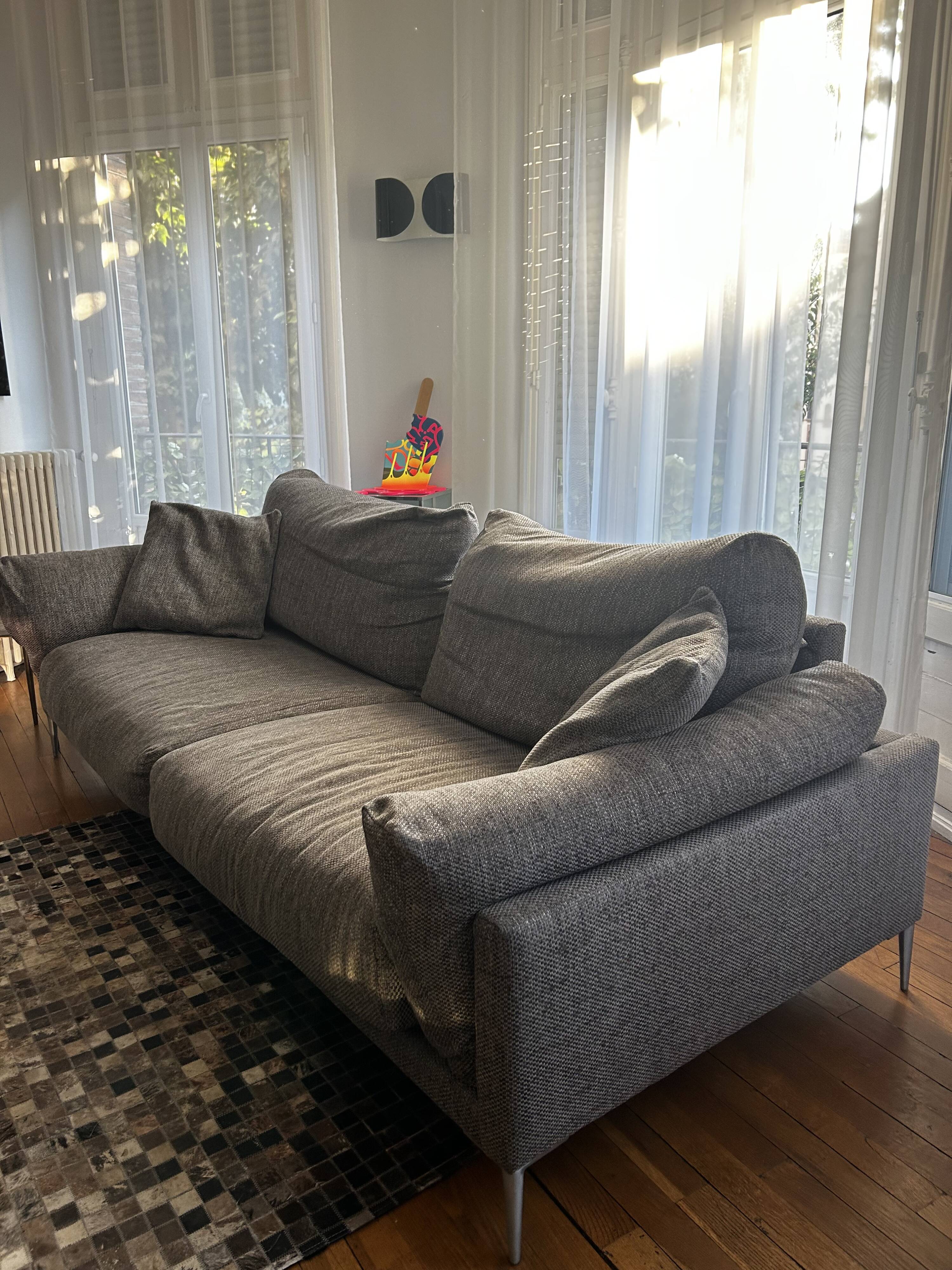 XXL Sofa Burov Beaubourg in fabric