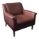 Danish mid century lounge chair in leather, 1960s