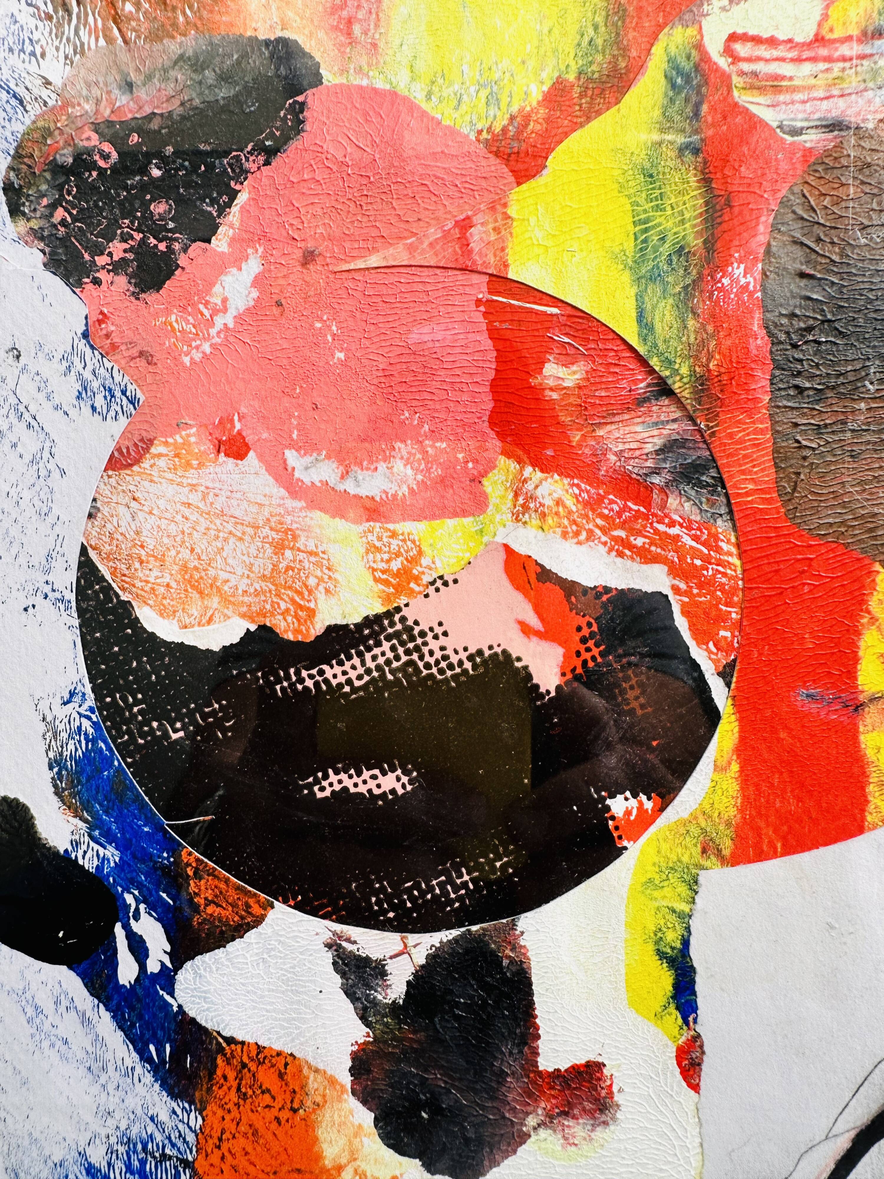 Original French surrealist portrait. France, 2000s