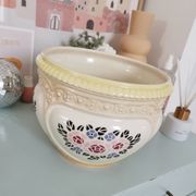 Hidden vase planter in slipware, Bruyne factory (Fives-Lille)