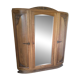 Art Deco wardrobe with mercury mirror