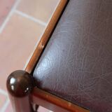 4 brutalist skai chairs (3 lots available)