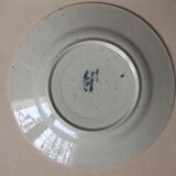 Set of 6 plates in faience Luneville model Passiflore