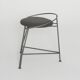 6 silver moon stools by Pascal Mourgue for Fermob 1985