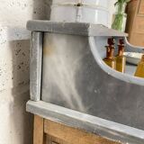 Table de toilette plateau marbre