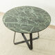 Marble dining table, Ø 110cm