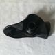 Black ceramic candlestick
