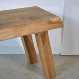 Solid oak coffee table 1950