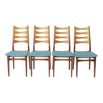 4 chaises de salle à manger vintage des années 60 - Design allemand