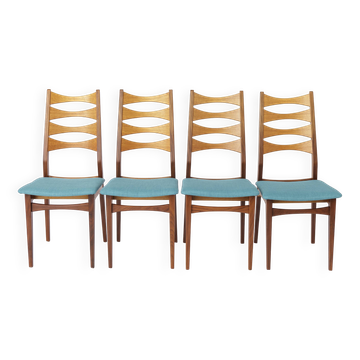 4 Vintage Dining Chairs 1960s - German Design