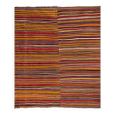 Tapis Kilim turc vintage tissé main