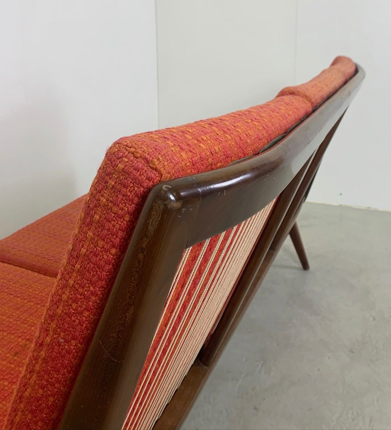 MidCentury Boomerang Sofa by Hans Mitzlaff for Eugen Schmidt