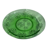 Plat creux Vereco vert vintage