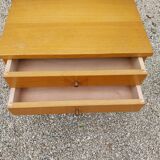 Vintage bedside table 2 drawers