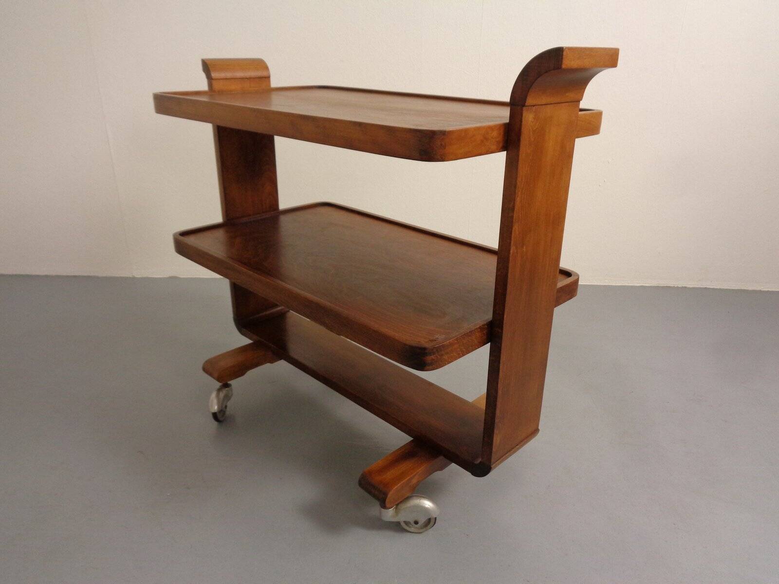 Art Deco Rollable Serving Cart, 1930s