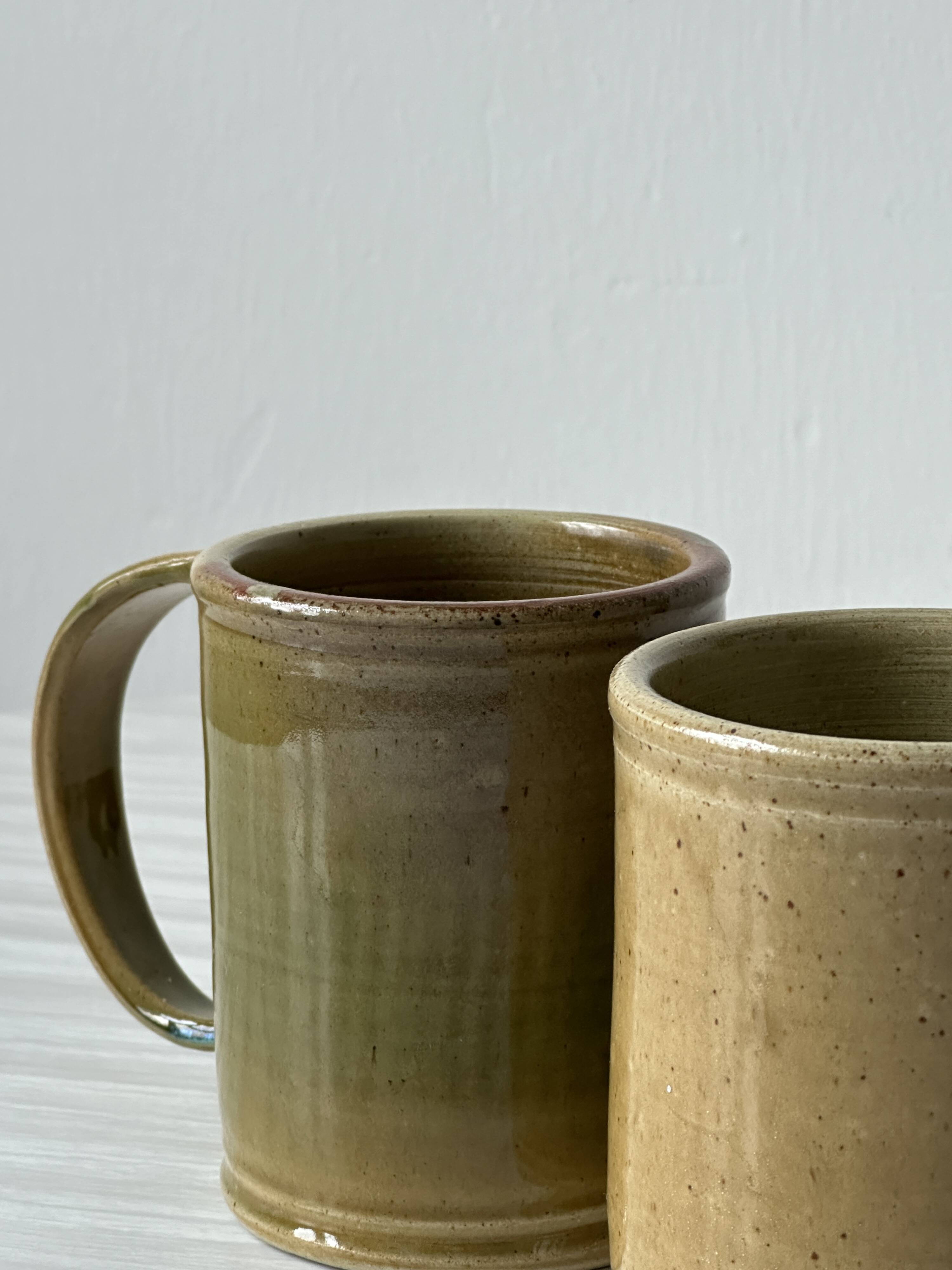 Duo of handmade cups