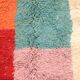 Unique Moroccan rug in natural wool 3x2 m