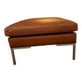 Vintage leather footrest