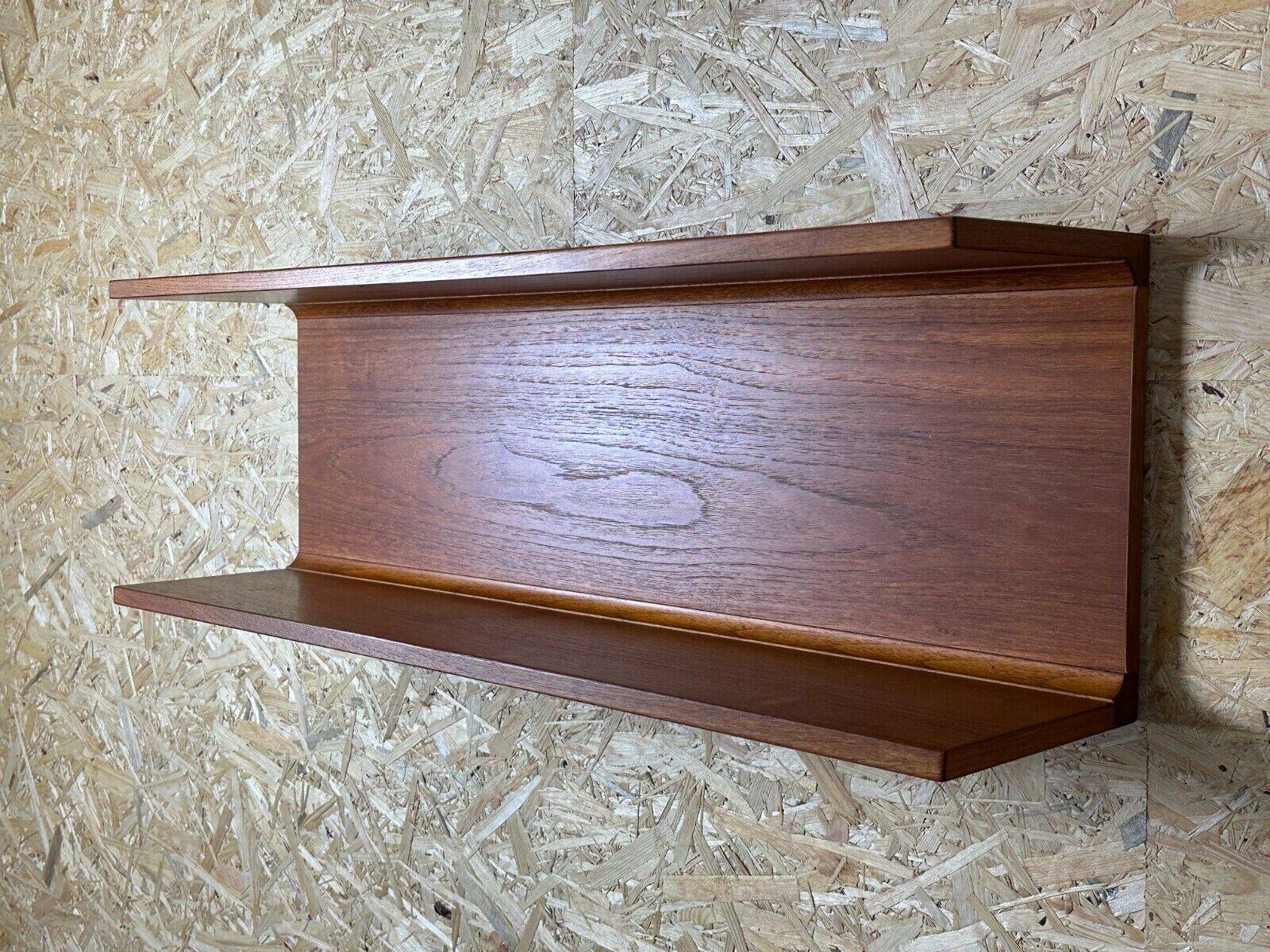60s 70s étagère murale en teck Pedersen & Hansen Viby J. Denmark Design