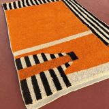 Traditional Moroccan Beni Ouraine Berber rug, size 100 x 200 cm