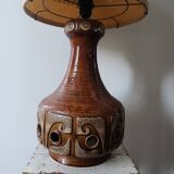 Vintage ceramic lamp with double lighting.