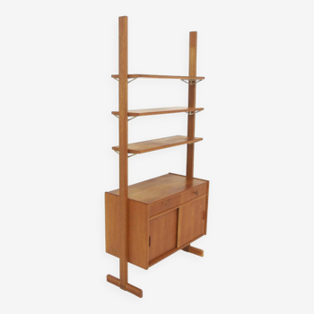 Scandinavian "Kontur" oak bookcase, Möbel-Ikea, Sweden, 1960