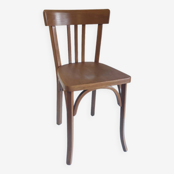 Solid wood bistro chair by Baumann - 50s/60s