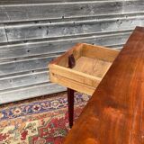 Half moon table in mahogany era Louis XVI XVIII th century