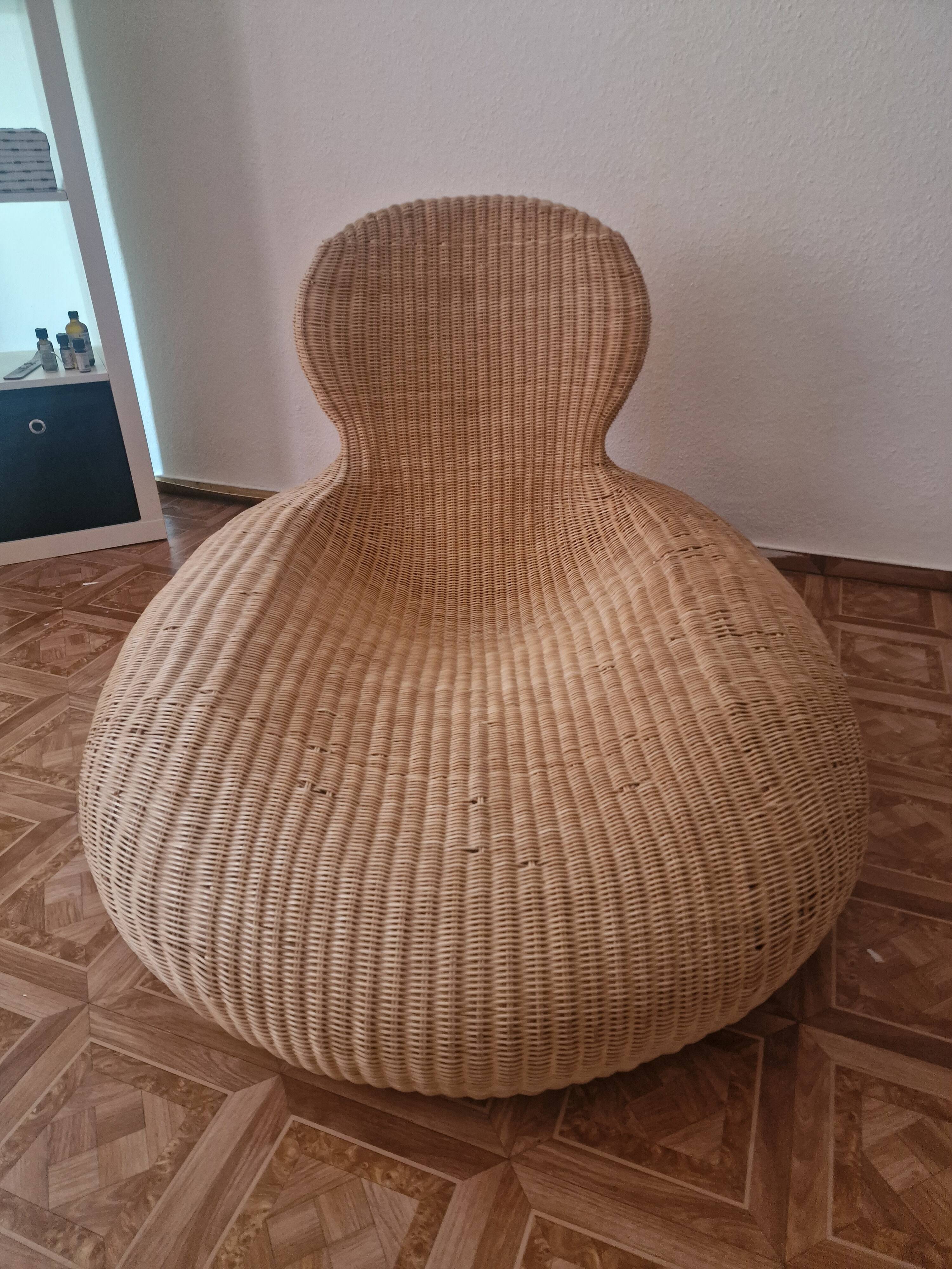 IKEA “Storvik” Rattan Lounge Chair – Carl Öjerstam, 2001 – Scandinavian Design