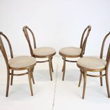 Ensemble de quatre chaises de salle à manger par TON, 1994