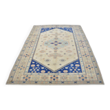 Vintage hand-knotted bohemian rug sku 3521