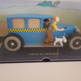 Lot of 5 Tintin collection cars, 1/43rd, original cases