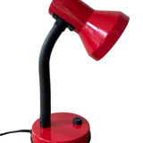Desk lamp color red vintage 90s