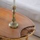 Pair of brass candle holders