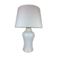 Opaline table lamp 70s space age foot baluster