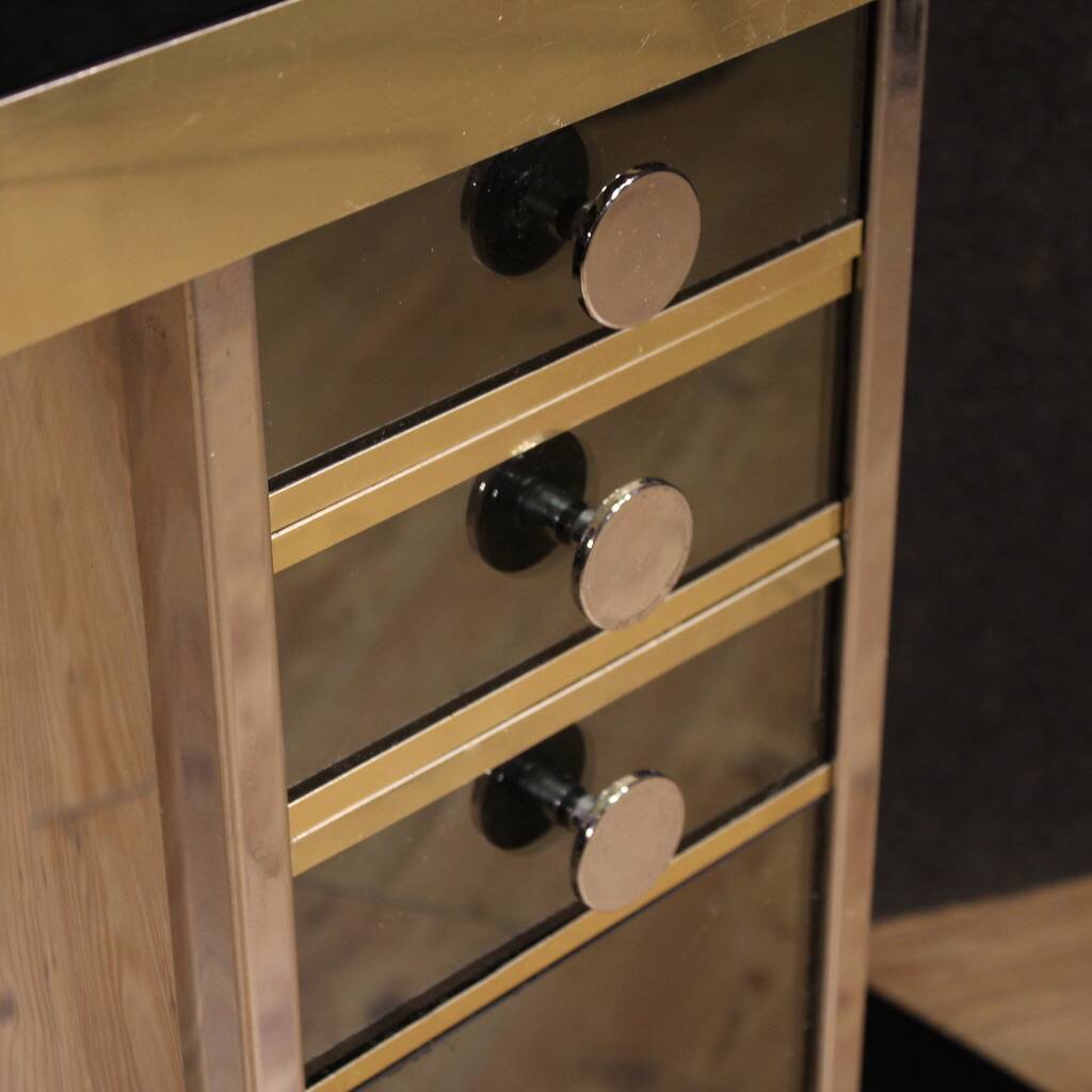 Console miroir design italien des années 70