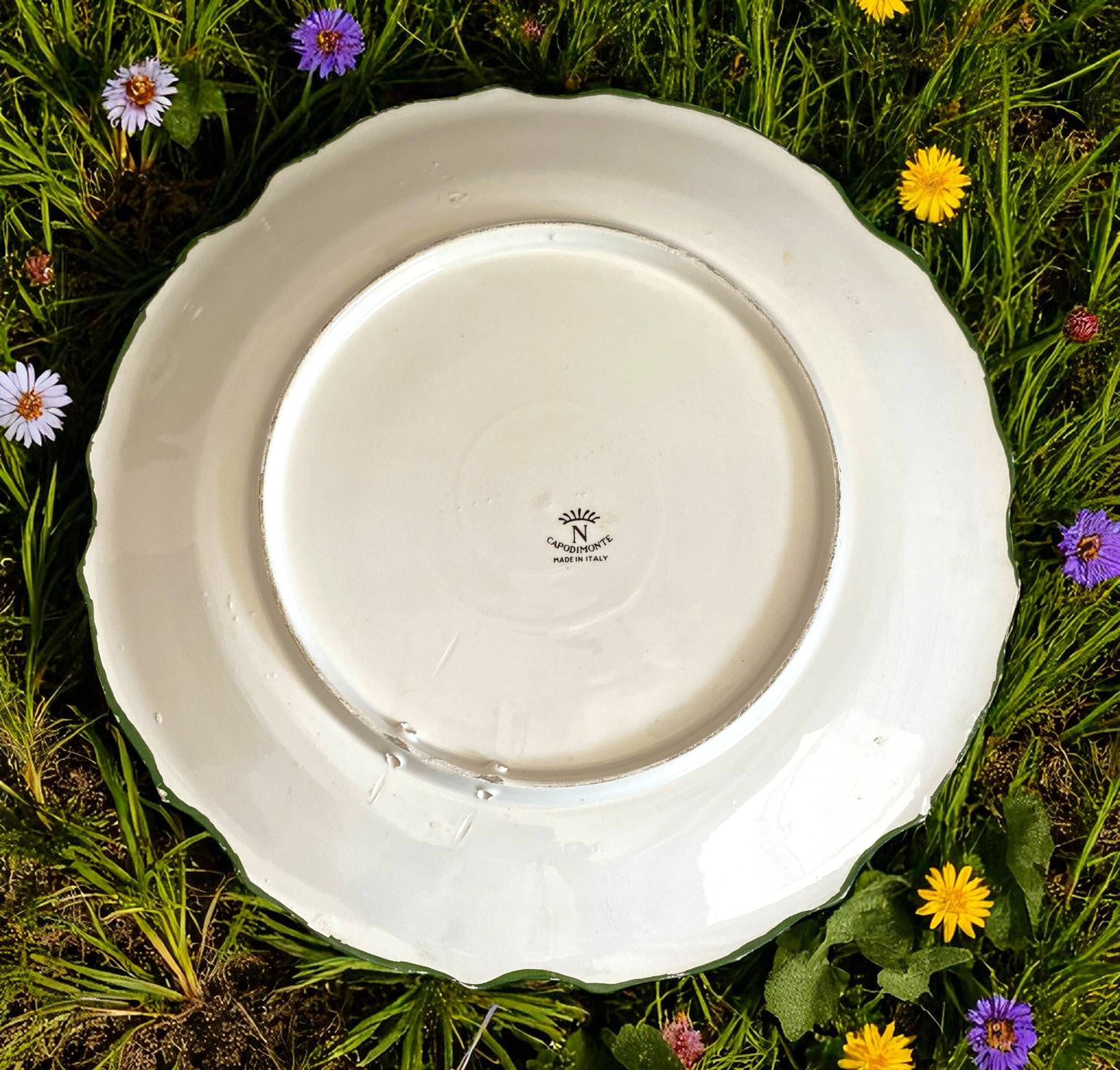 Signed Capodimonte dish