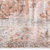 Handmade floral turkish runner rug