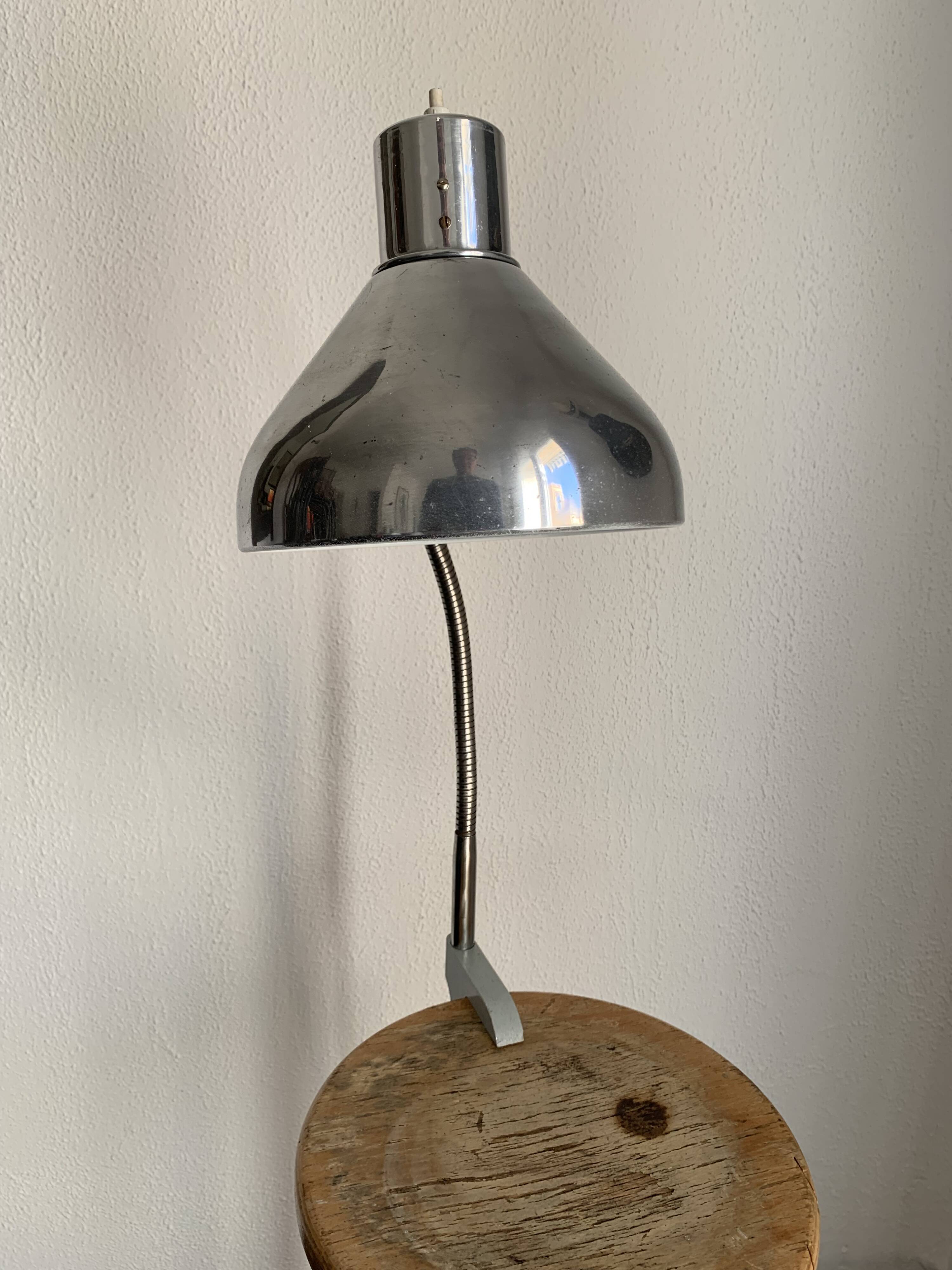 Vintage 1950s industrial factory lamp Jumo GS3, almost new - 60 cm