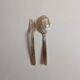 Horn serving cutlery