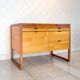 Professional furniture, artist, Scandinavian origin, solid wood and leather