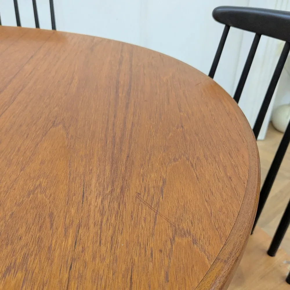Vintage teak extendable McIntosh dining table