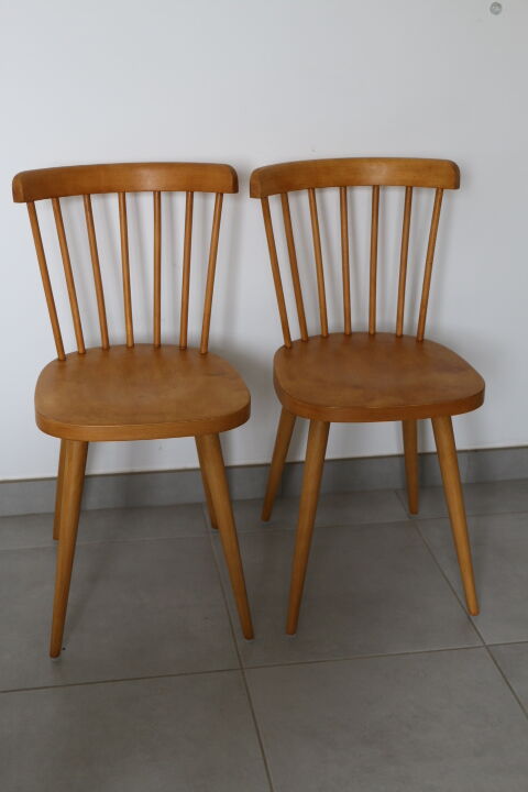 2 chairs Baumann 740G light beech