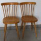 2 chaises Baumann 740G hêtre clair