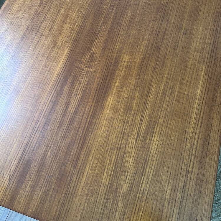 Large vintage square coffee table