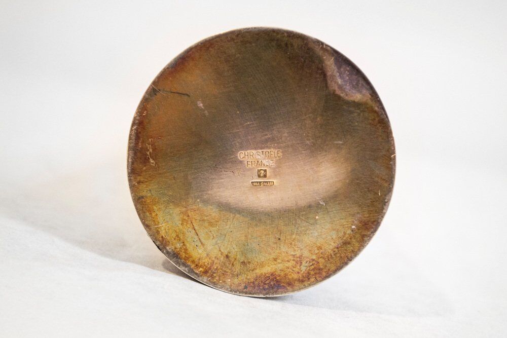 Silver-plated metal vase Cardinal by Lino Sabattini for Christofle, 1956