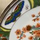 Two Raynaud Limoges plates and Tetard brothers silver.