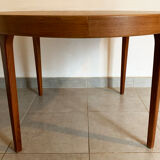 Table danoise teck scandinave par Oluf Theodor Larsen 1960 extensible